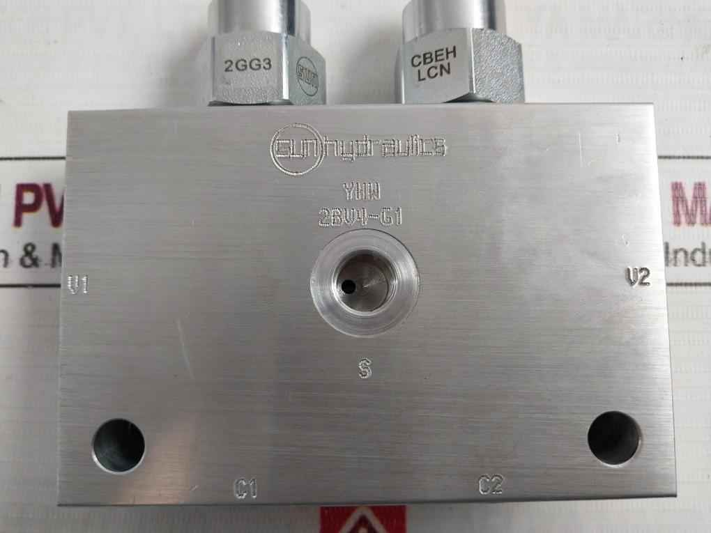 Sun Hydraulics Yhw Hydraulic Valve Manifold Block 2Bv4-g1