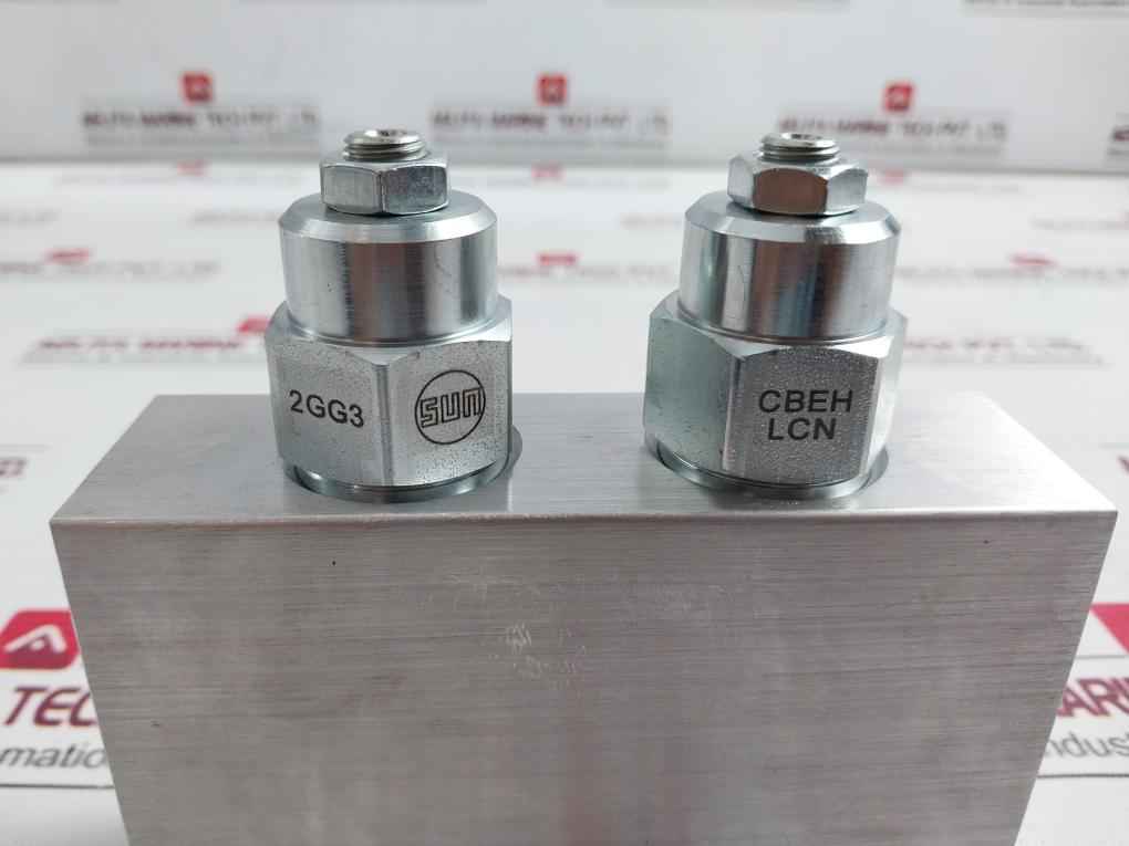 Sun Hydraulics Yhw Hydraulic Valve Manifold Block 2Bv4-g1