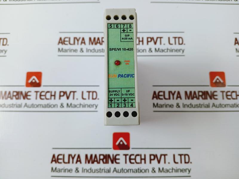 Sun Pacific Spe/vi 10-420 Signal Converter 4-20ma To 0-10vdc 24 Vdc