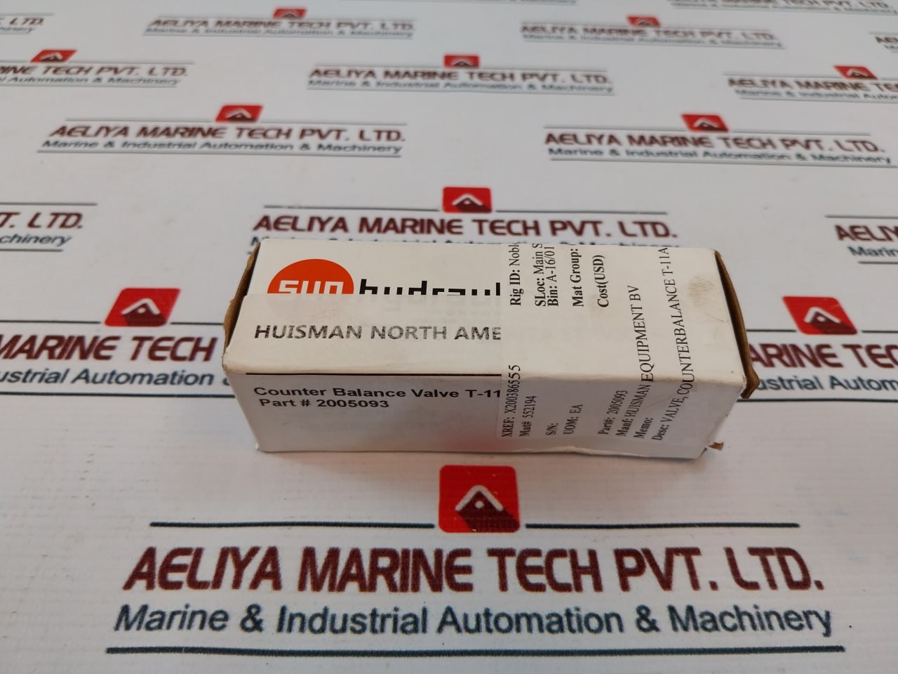 Sun Hydraulics Cbbg-lcn Counter Balance Valve 2005093