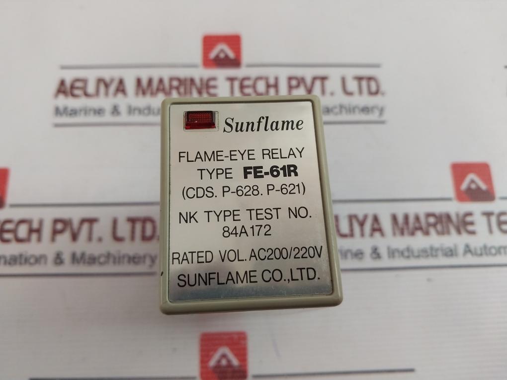Sunflame Fe-61R Flame-eye Relay 200/220Vac – Aeliya Marine Tech