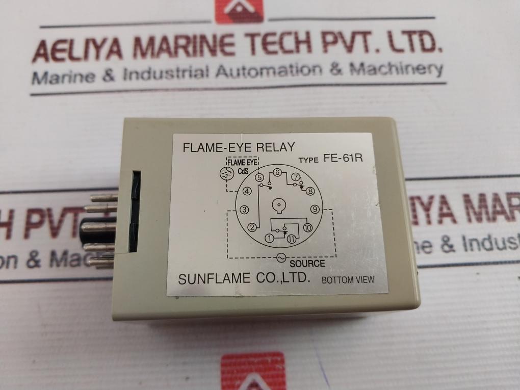 Sunflame Fe-61R Flame-eye Relay 200/220Vac – Aeliya Marine Tech®