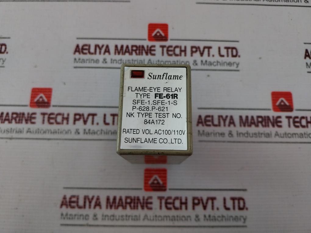 Sunflame Fe-61R Flame-eye Relay Ac100/110V 84A172 P-628.P-621