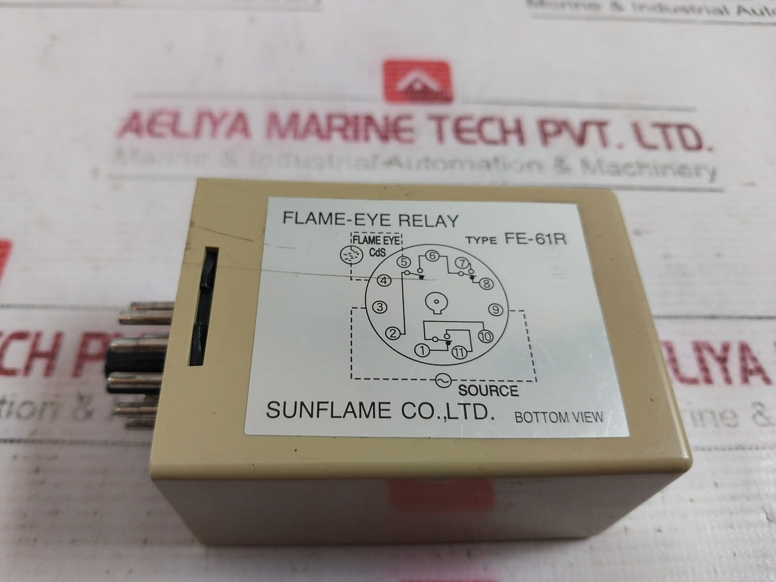Sunflame Fe-61R Flame Eye Relay 84A172 Ac100/110V