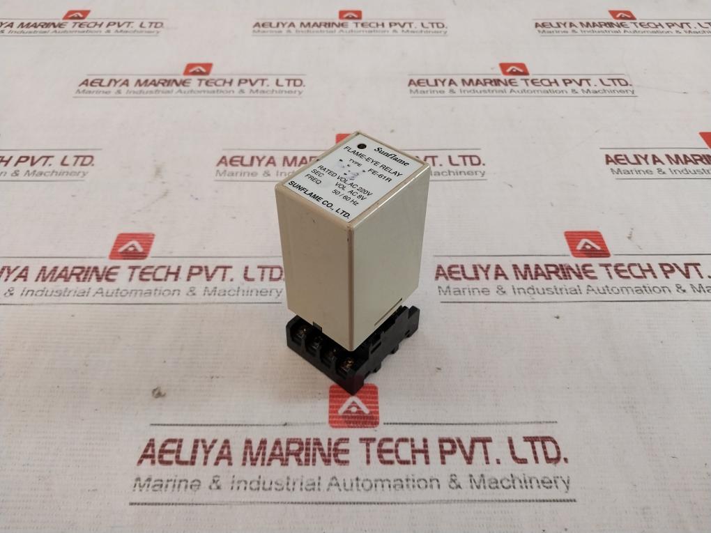 Sunflame Fe-61R Flame Eye Relay Ac 220V 50/60Hz Pf113A 2651