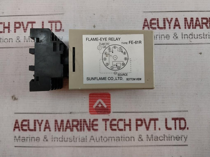 Sunflame Fe-61R Flame Eye Relay Ac 220V 50/60Hz Pf113A 2651