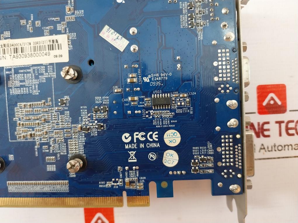 Sunflower Nvidia Geforce 9400 Series Graphics Card E248779 94V-0
