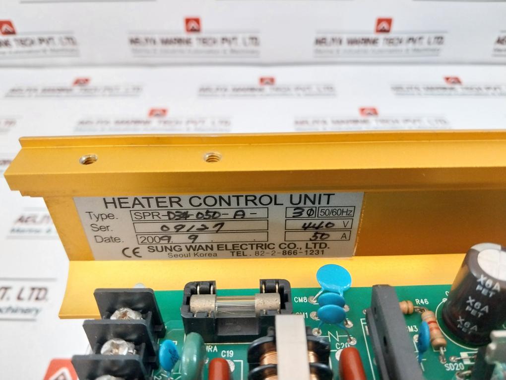 Sung Wan DH33 SPR-D34-050-A Digital Thyristor Heater Power Controller 50A 440V