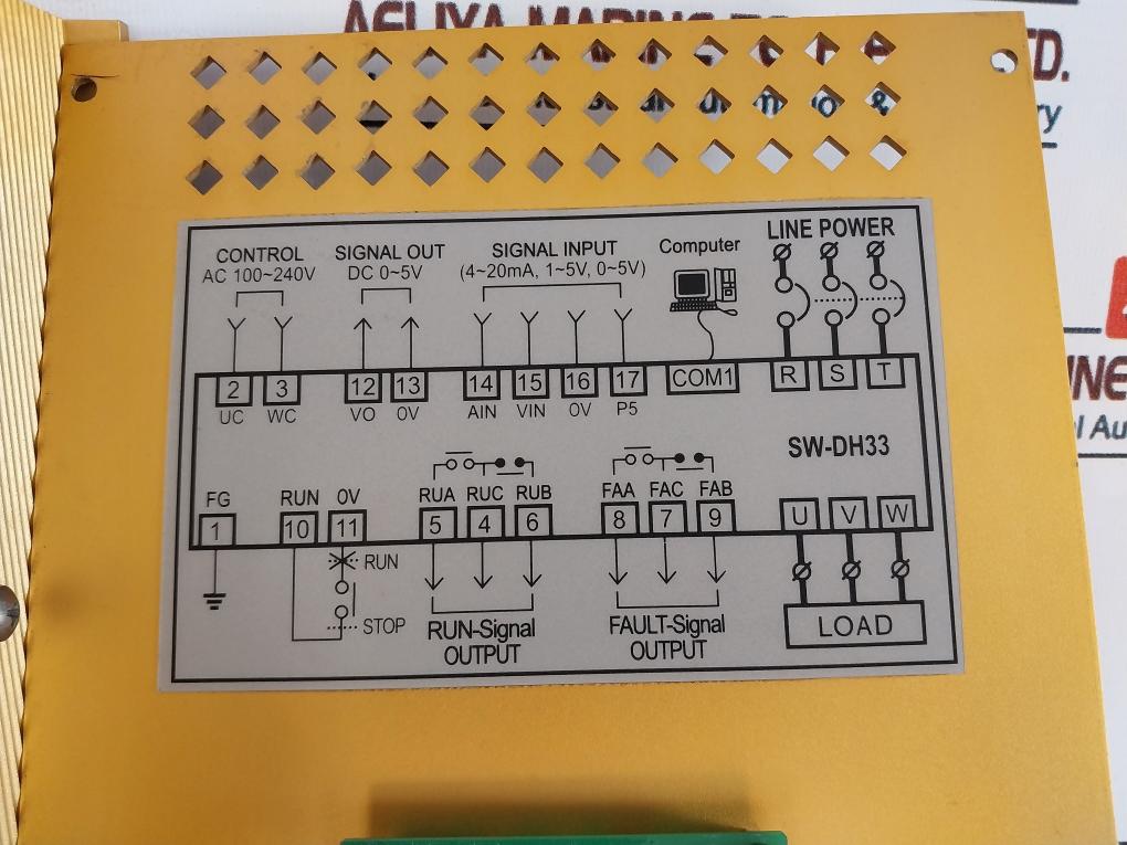 Sung Wan DH33 SPR-D34-050-A Digital Thyristor Heater Power Controller 50A 440V