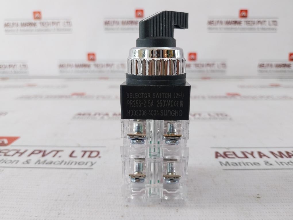 Sungho Pr25S-2 Selector Switch 5A 250Vac Hd02006-4004