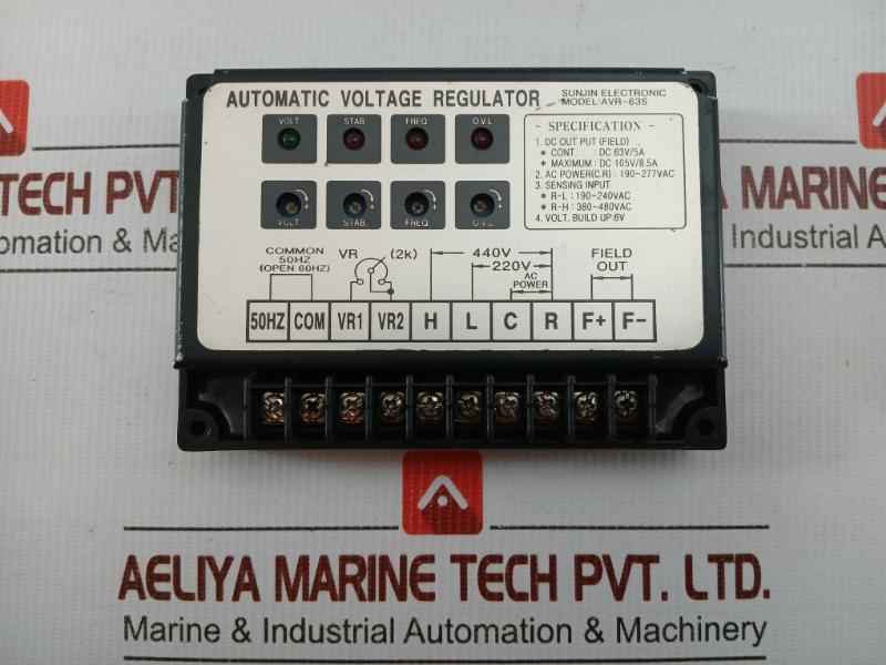 Sunjin Electronic 190-277Vac Automatic Voltage Regulator Avr-63S