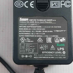 Sunny Sys1541-2412 Switching Dc Power Adapter 100-240V-, 1.0A Max, 50-60Hz