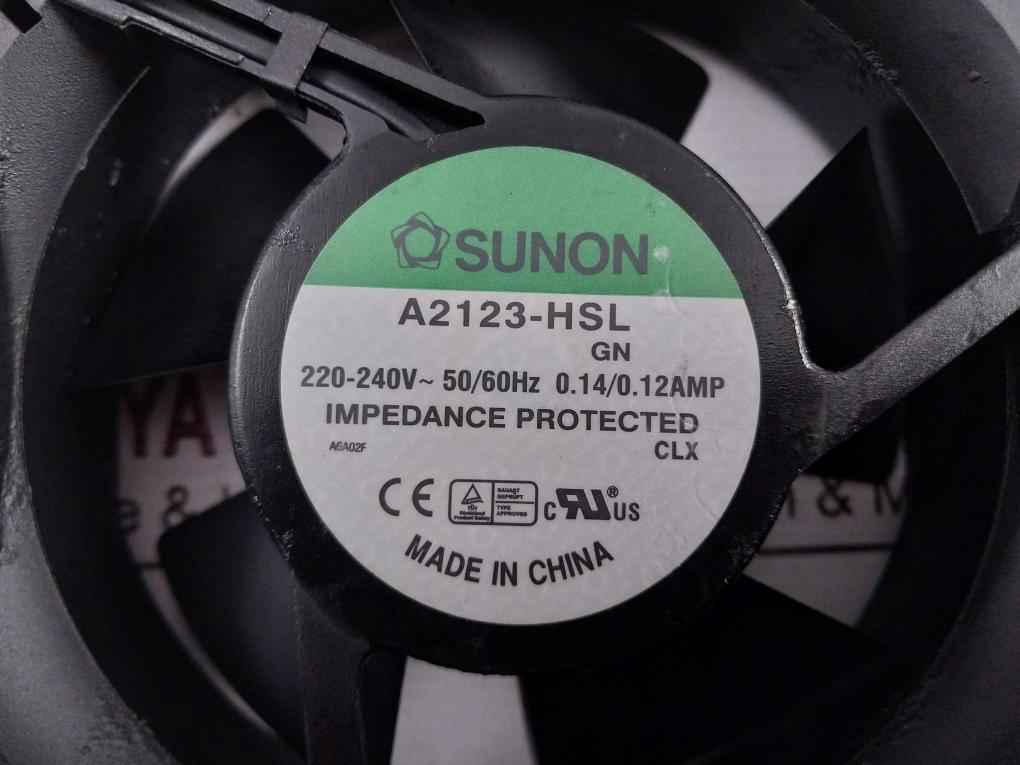 Sunon A2123-hsl Ac Axial Cooling Fan–220–240V, 50/60Hz