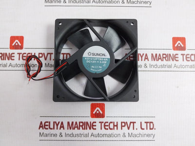 Sunon Dc Brushless Axial Cooling Fan Dc12V---3.6W Part No Kd1212Ptb2-6A