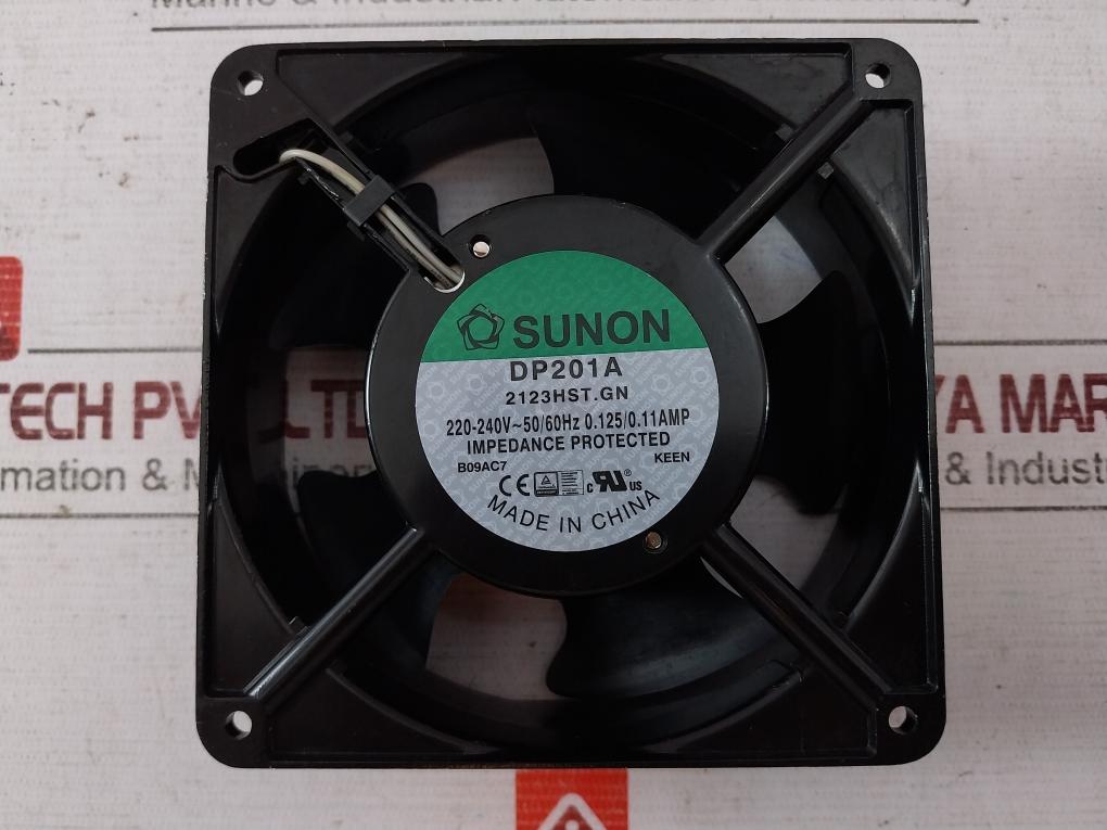 Sunon Dp201A Axial Ac Fan 2123Hst.Gn 220-240V 50/60Hz 0.125/0.11Amp 110V, 13W