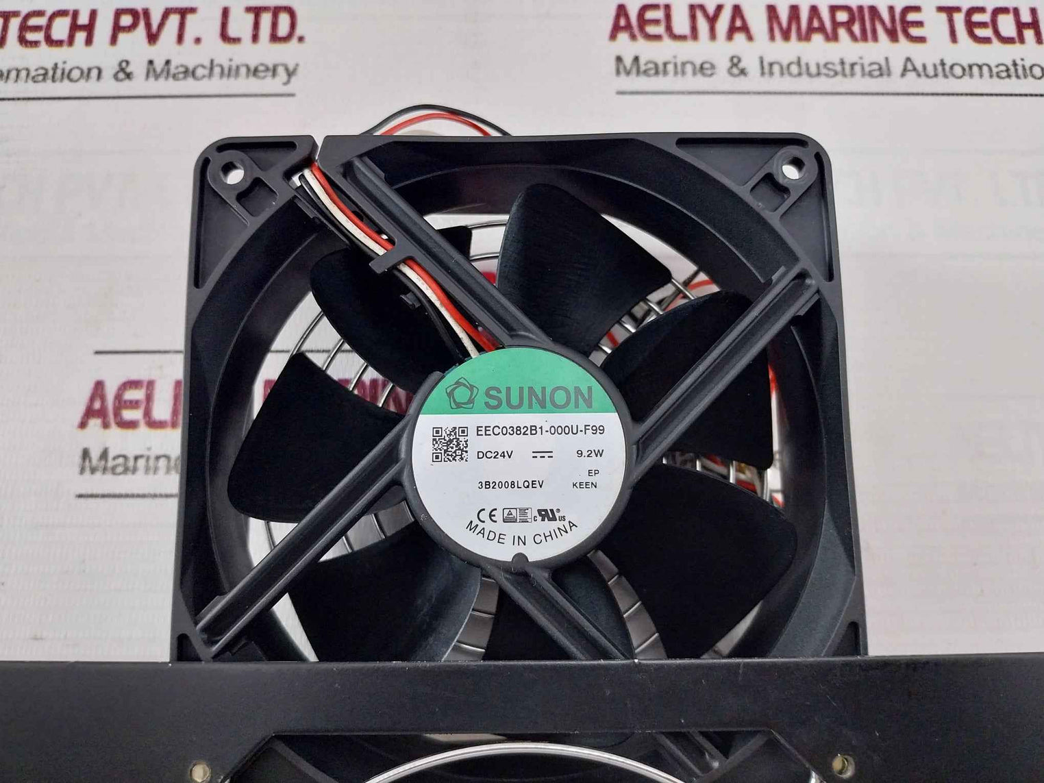 Sunon Eec0382B1-000U-f99 Axial Fan Assembly Panel 109R1224H137 80363001-001 9.2W