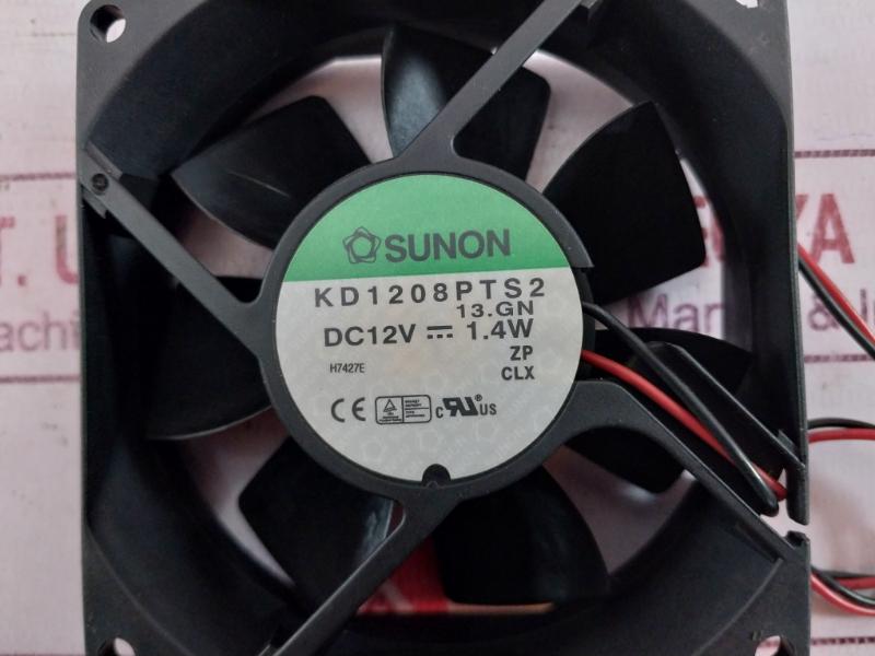 Sunon Kd1208Pts2 Cooling Fan 13.Gn Dc12V 1.4W H7427E