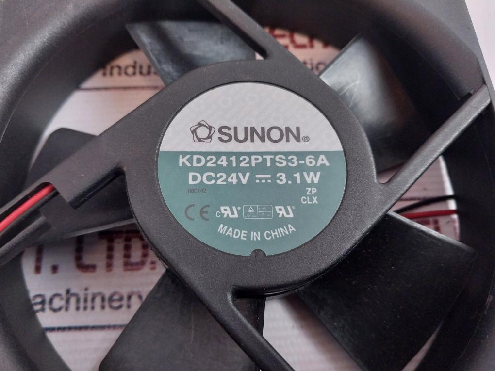 Sunon Kd2412Pts3-6A Axial Fan 24Vdc