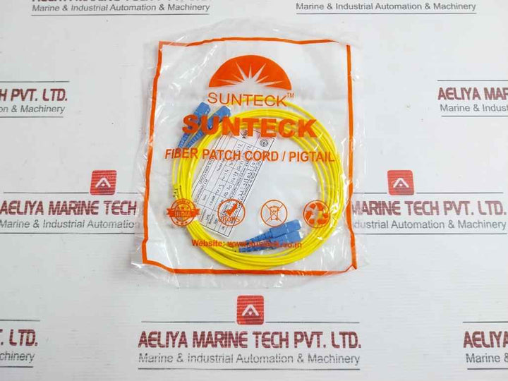 Sunteck Fiber Optic Cable Set 3-mtr Sc Duplex Stofsmdxpc 3 M