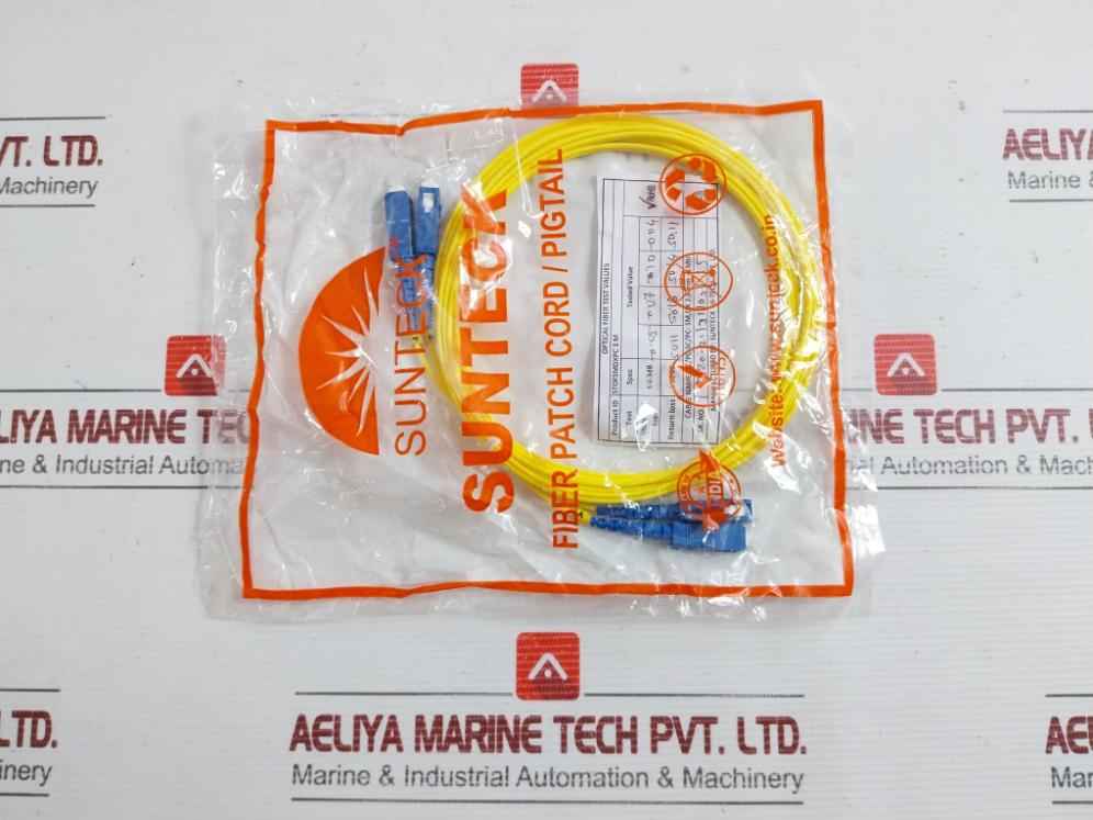 Sunteck Sc-pc Single Mode Fiber Patch Cord Cable Set Stofsmdxpc 3M