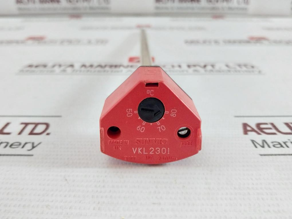 Sunvic Vkl2301 Single Function Thermostat T100 16A 240V Ac 50-80°C