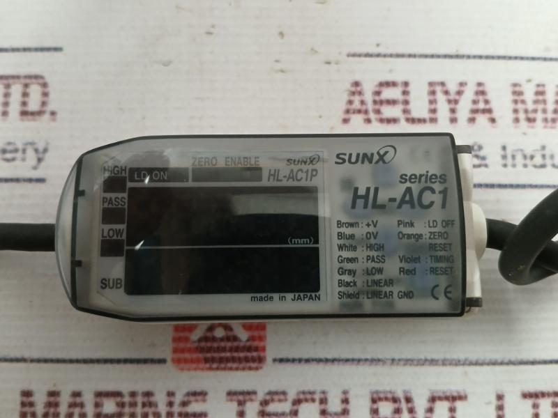 Sunx Hl-ac1P Advanced Intelligent Sensor 0017607 7F6Q