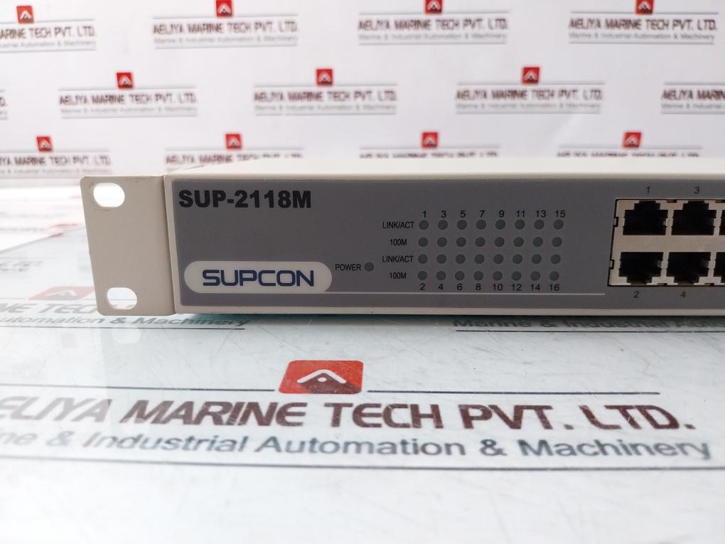 Supcon SUP-2118M Ethernet Switch 10/100MBPS AC100/220V 15.3W (50/60Hz)