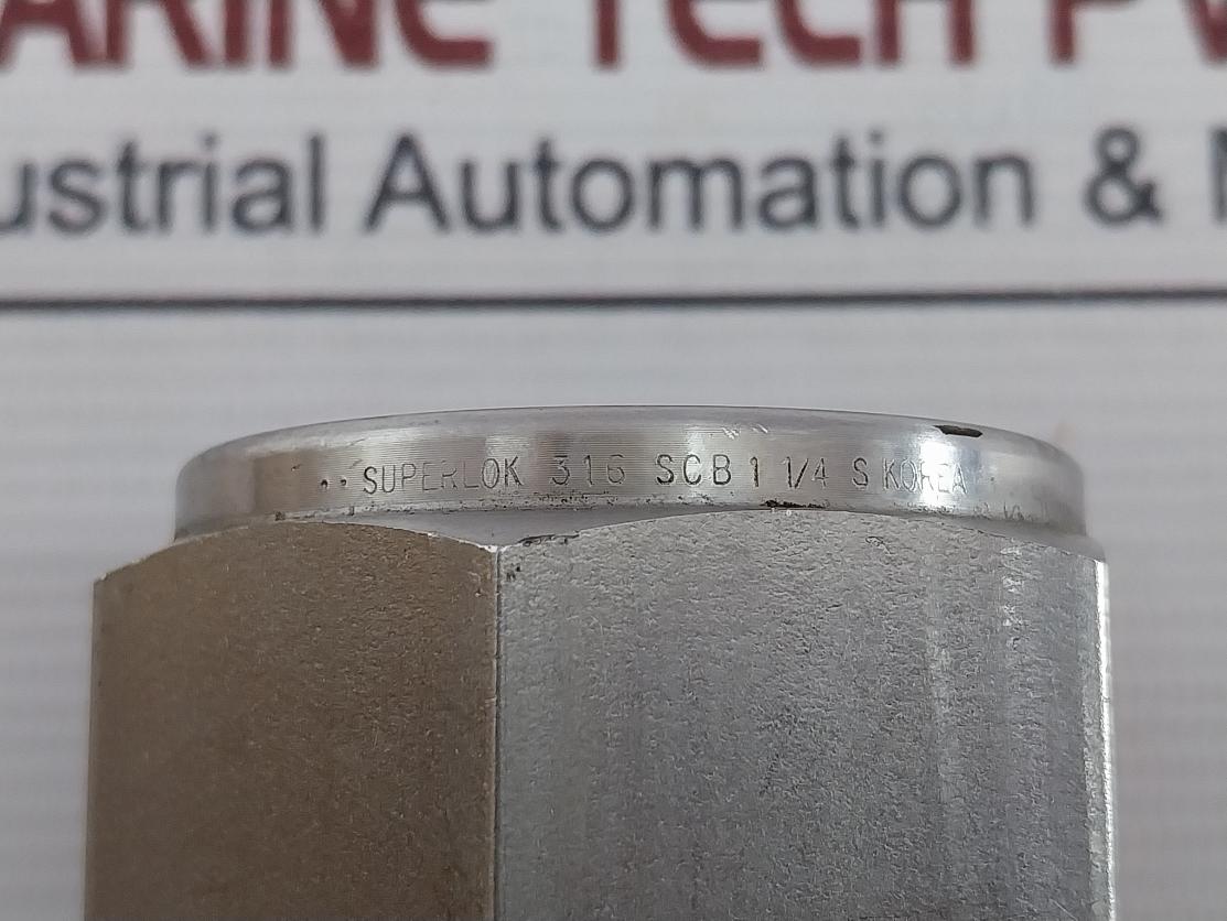 Superlok 316 Scc Stainless Steel Tube Fitting