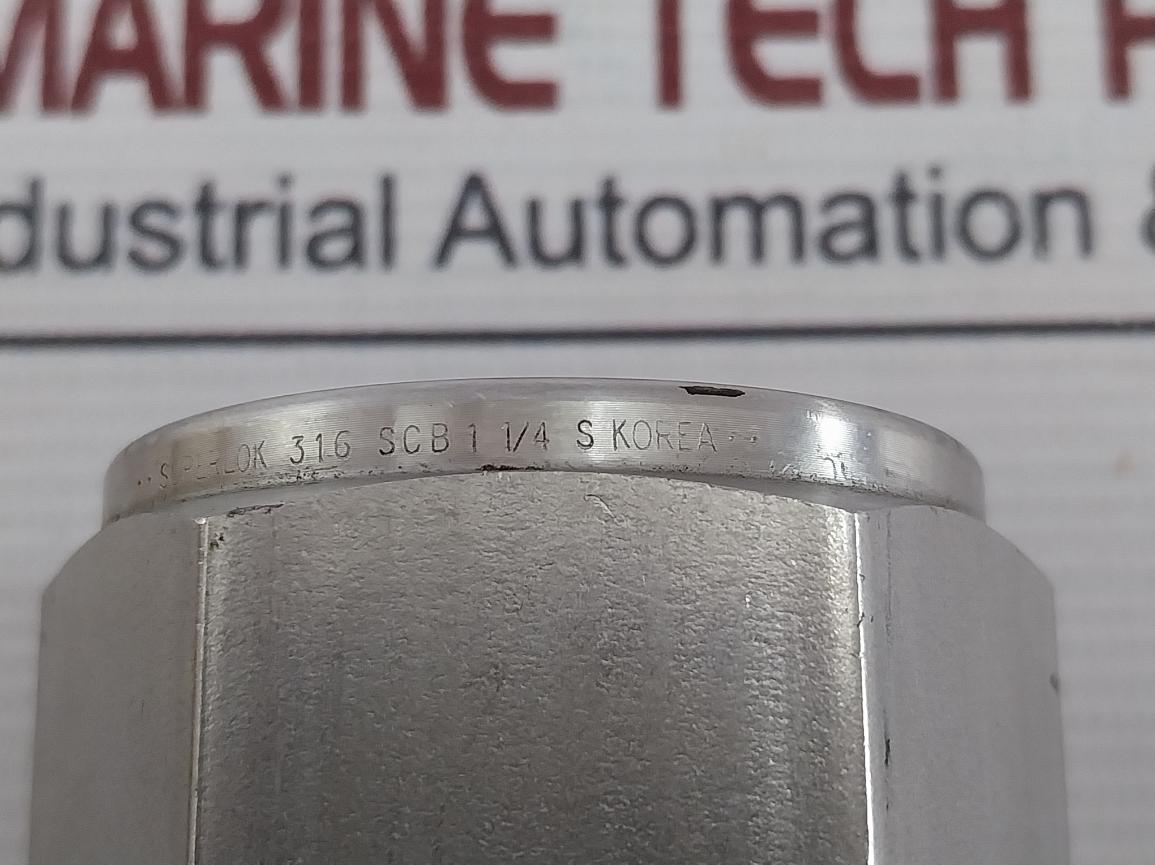 Superlok 316 Scc Stainless Steel Tube Fitting