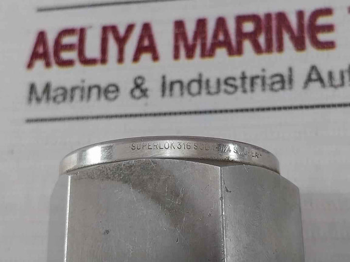 Superlok 316 Scf 1-1/4 S Stainless Steel Tube Fitting