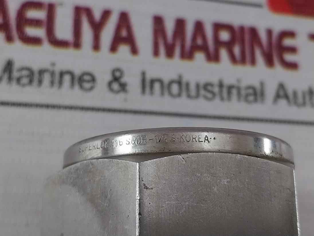 Superlok 316 Scf 1-1/4 S Stainless Steel Tube Fitting