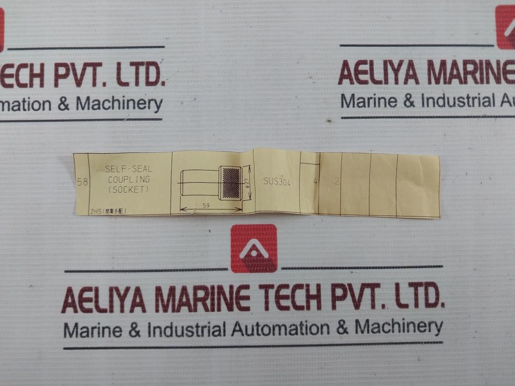 Sus304 Self Seal Coupling Socket