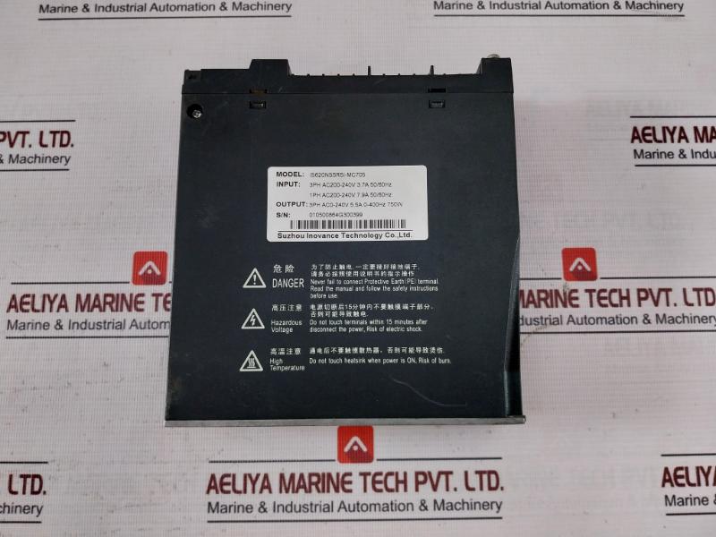 Suzhou Inovance Is620Ns5R5I-mc705 Ac Servo Drive 3Ph Ac0-240V 5.5A 0-400Hz 750W