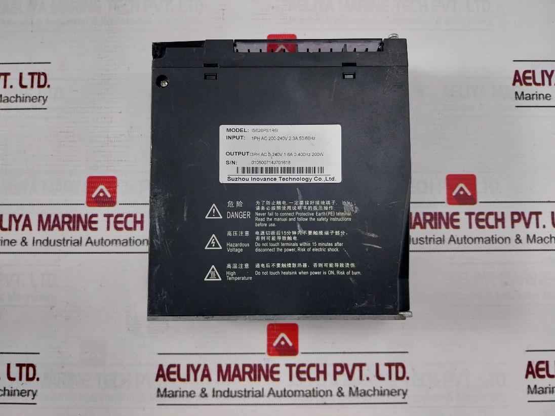 Suzhou Inovance Is620Ps1R6I Servo Drive 1Ph Ac 200-240V 2.3A 50/60Hz