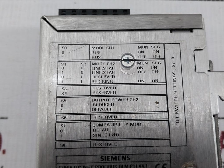 Svpln006397-Profibus-Optical-Link-Module-By-Siemens-24vdc-200ma-6gk1503-2ca01-7