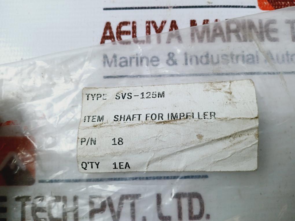 Svs-125m Shaft For Impeller Centrifugal Pump Spares Marine Automation