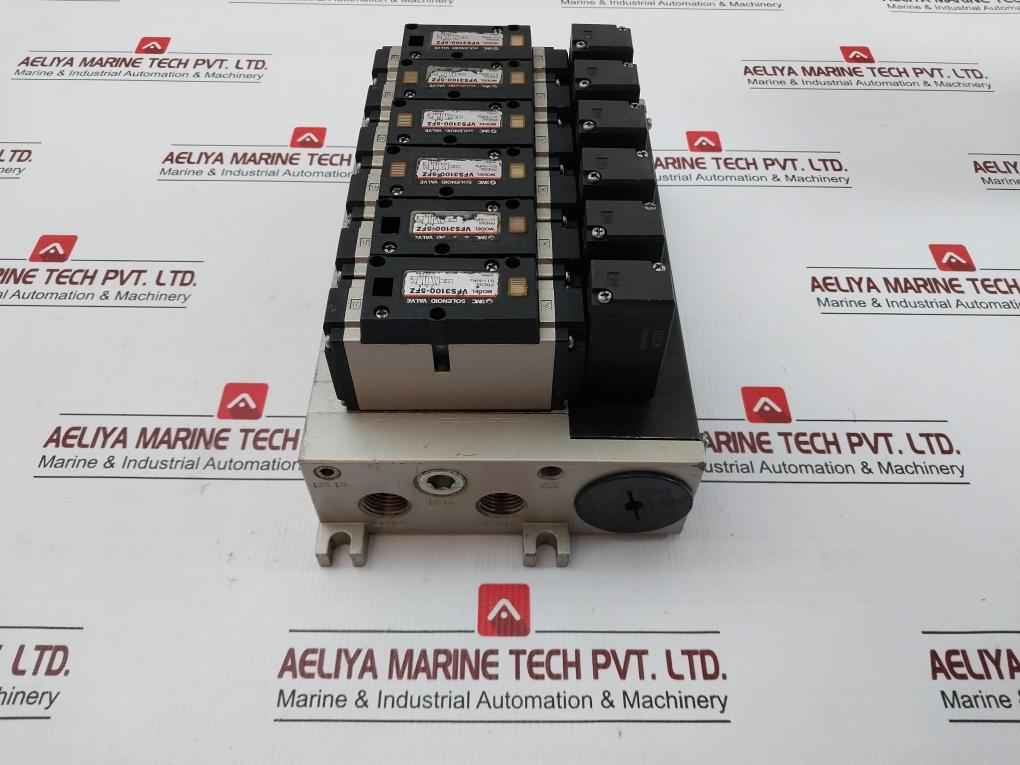 Svy 3000 Solenoid Valve Manifold Assembly Smc Vfs3100-5Fz 0.1-1 Mpa