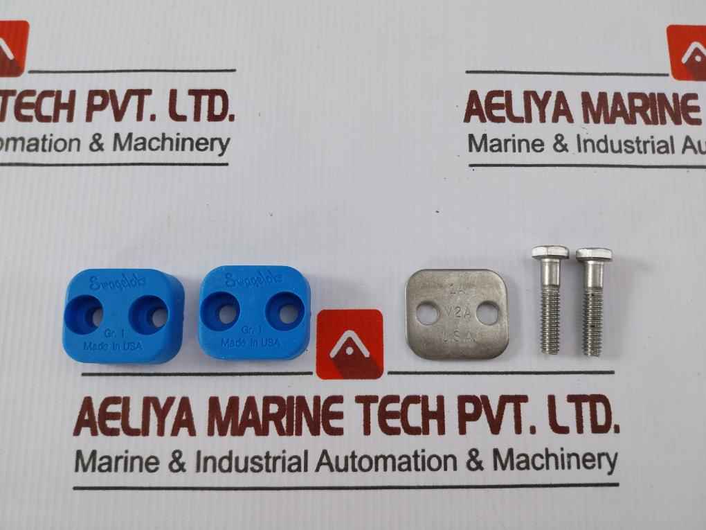 Swagelok 304-s1-pp-4T Bolted Plastic Clamp Tube Support Kit 1/4