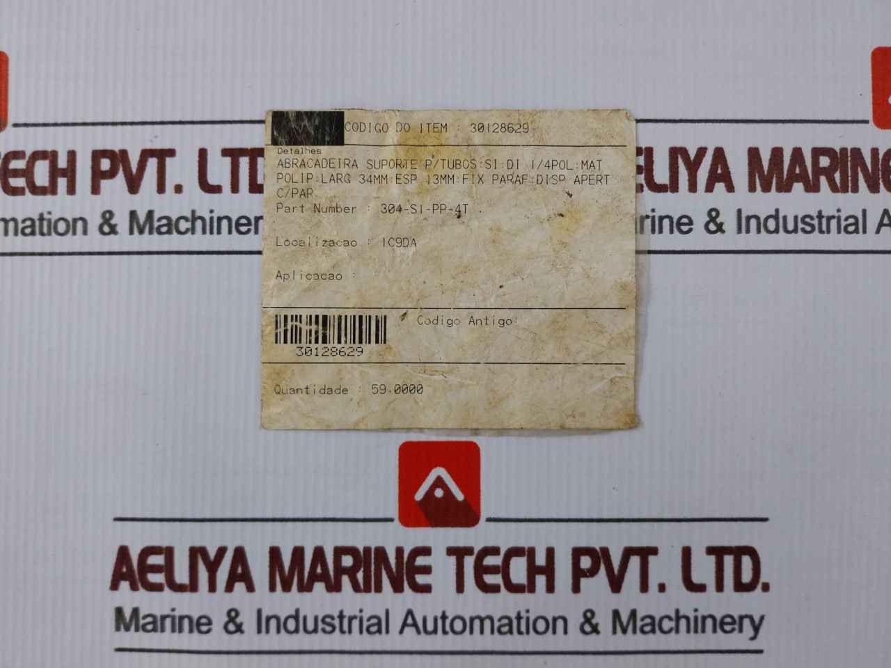 Swagelok 304-s1-pp-4T Bolted Plastic Clamp Tube Support Kit 1/4