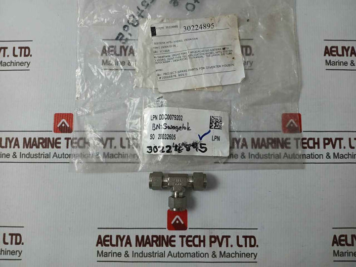 Swagelok 316 A92 Union Tee 3/8 Tube Fitting 316 A92/316 A22 1930472-06