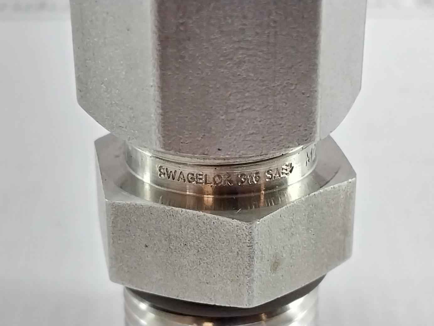 Swagelok 316 Sae Male Fitting Or Connector For Hptu System Test Panel 1920406-0808
