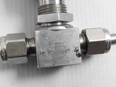 Swagelok C39084 Stainless Steel Integral Bonnet Needle Valve Tube Fitting