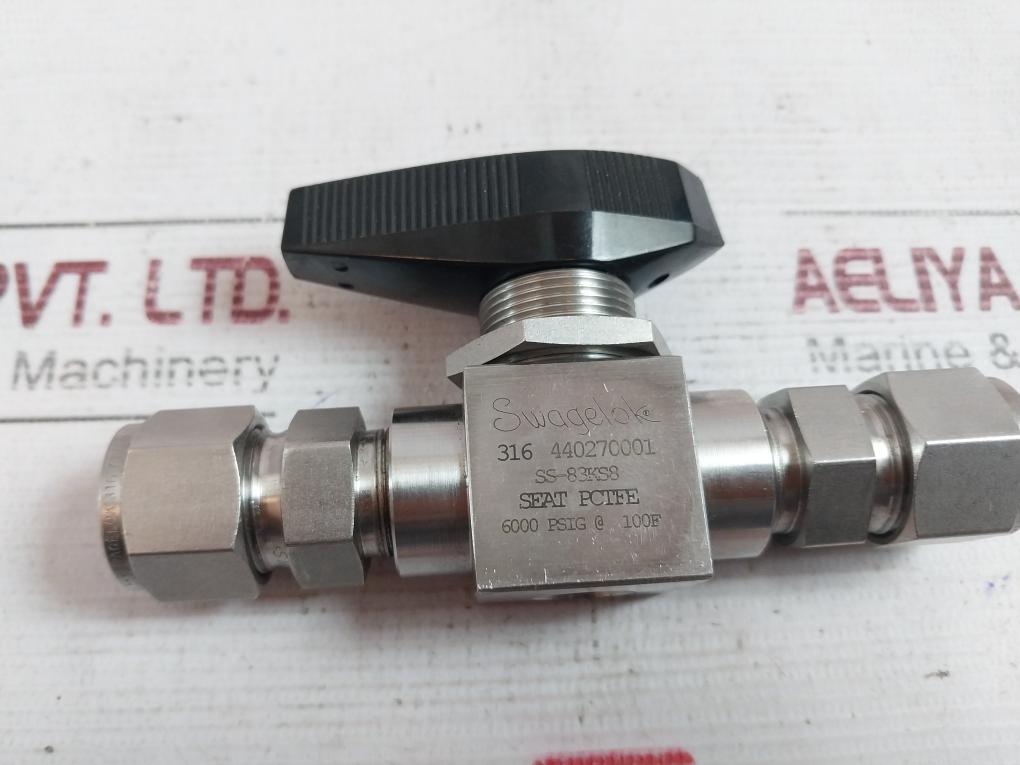 Swagelok SS-83KS8 High Pressure Ball Valve 6000 PSIG at 100F 47K 316 440270001