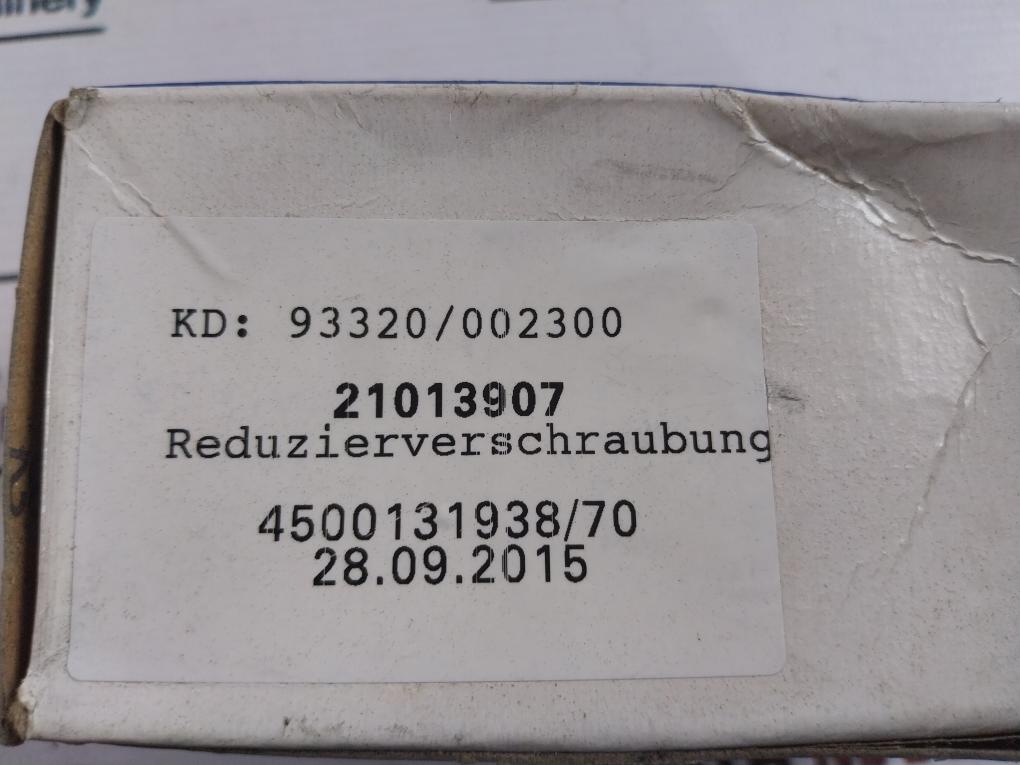 Swagelok SS-18MO-R-28M Reducer Tube Fitting 316 TUVA278/13 BC2