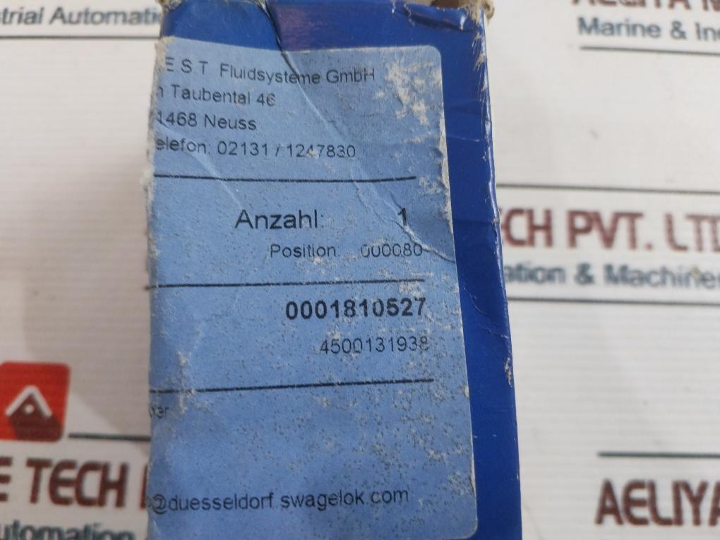 Swagelok SS-18MO-R-28M Reducer Tube Fitting 316 TUVA278/13 BC2