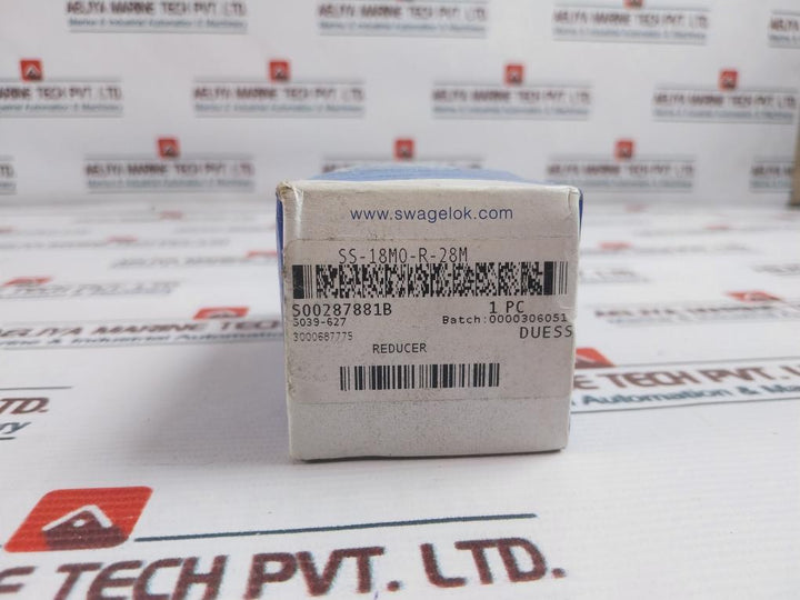 Swagelok SS-18MO-R-28M Reducer Tube Fitting 316 TUVA278/13 BC2