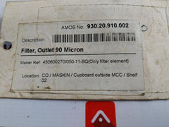Swagelok SS-4F-K4-90 90 Micron Filter Element Kit