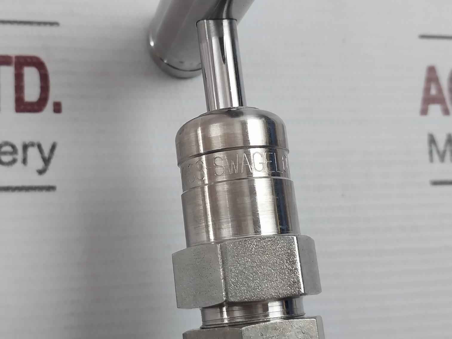 Swagelok Ss-5Pdms8 Stainless Steel Rising Plug Screwed-bonnet Needle Valve