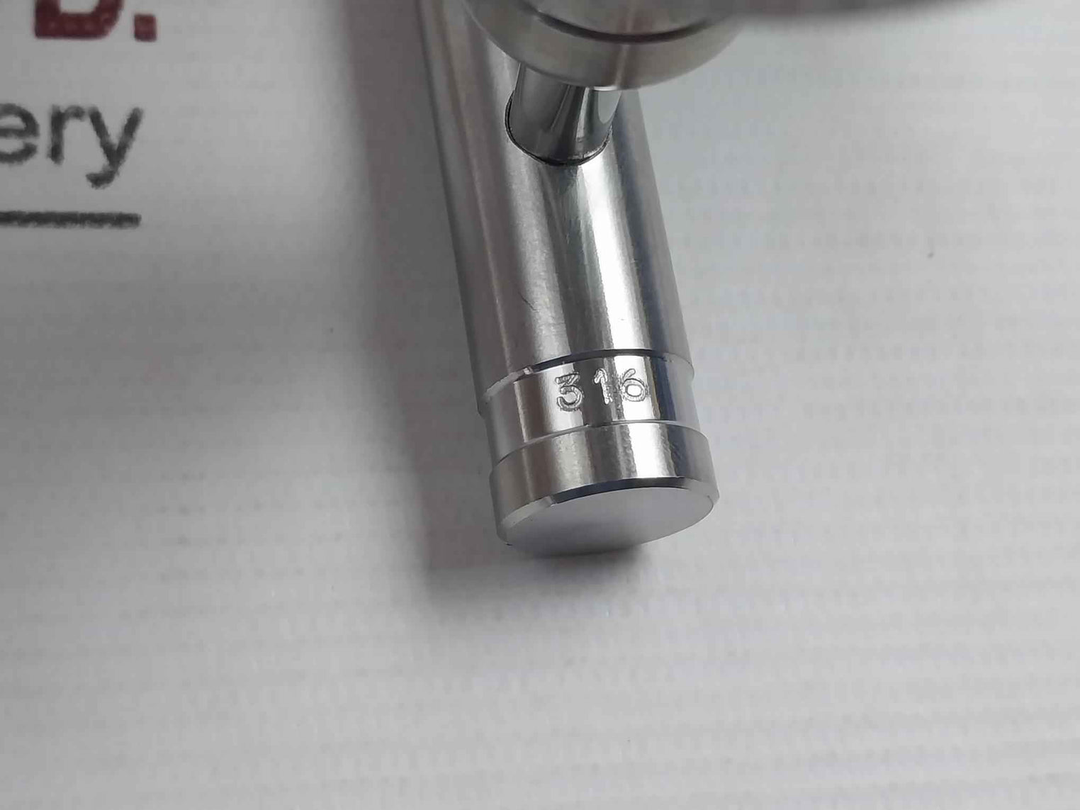 Swagelok Ss-5Pdms8 Stainless Steel Rising Plug Screwed-bonnet Needle Valve