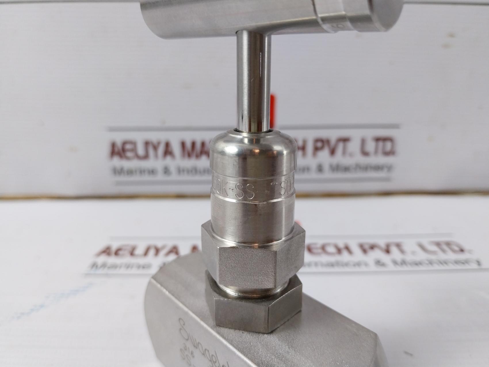 Swagelok Ss-5Pdms8 Stainless Steel Rising Plug Screwed-bonnet Needle Valve 6000